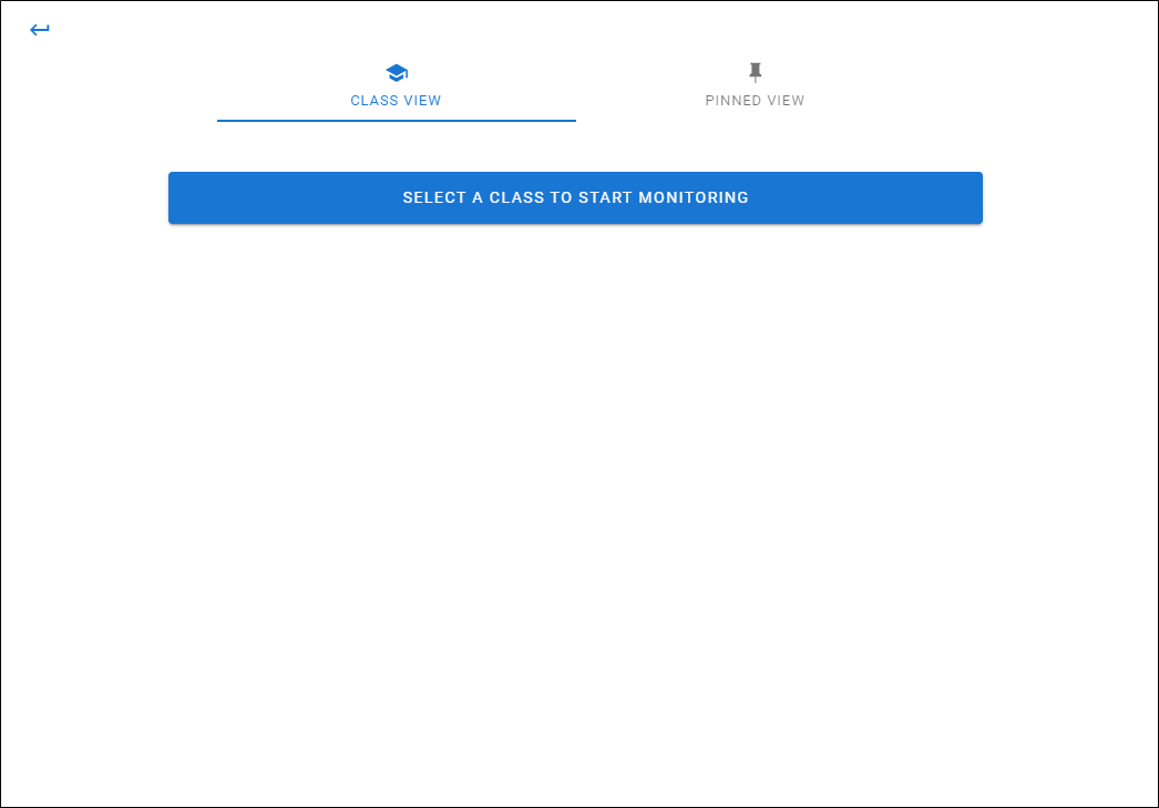Class Monitoring Screen