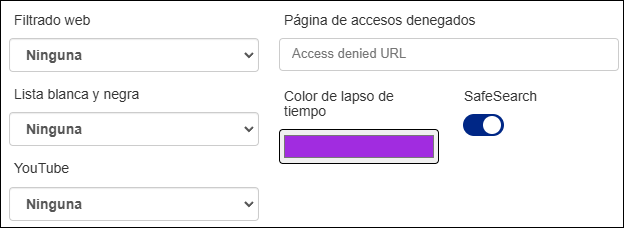 Campos de política basados en el tiempo de iOS