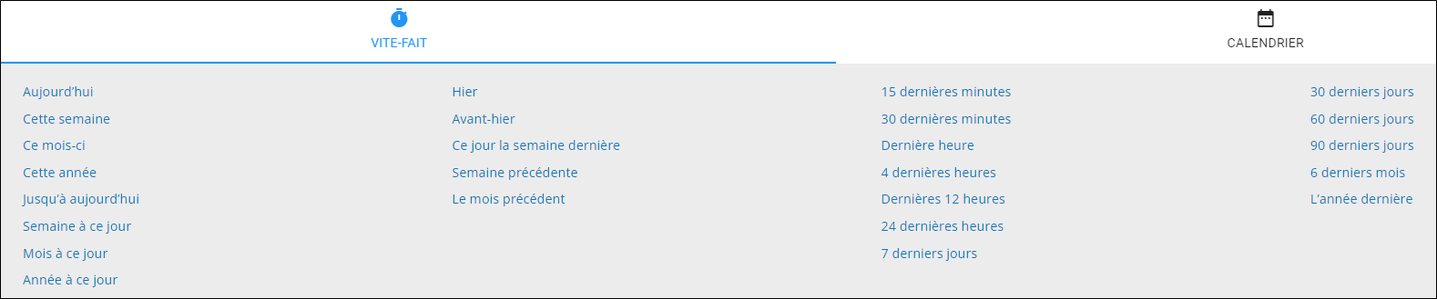 Délai d'analyse Web rapide