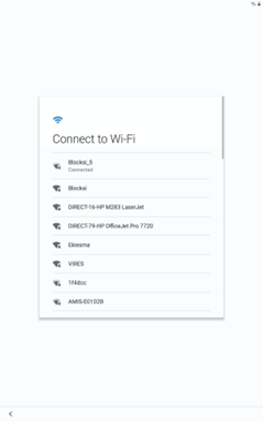 Assistant de configuration Wi-Fi