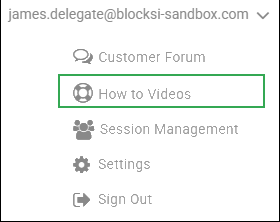Delegate Action Bar Drop Down List - How to Videos Option