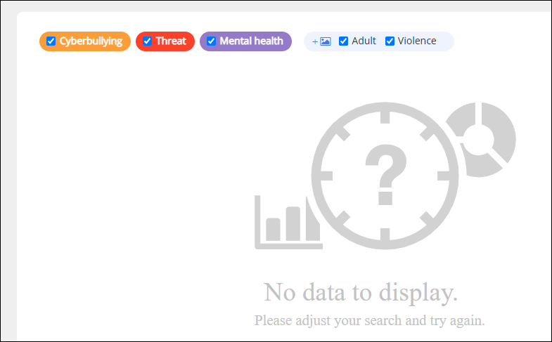 Areas of Concern Screen Results Section Areas of Concern Screen Results Section