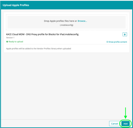Perfil Apple completo