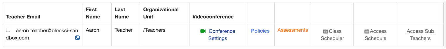 Configurações de videoconferência
