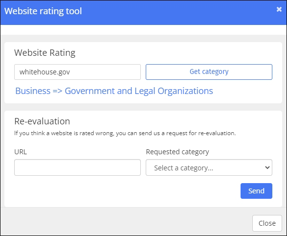 Teacher Website Rating Tool Result