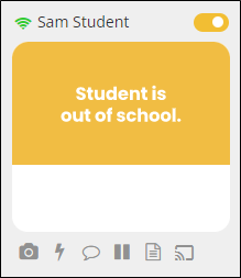 Student Tile - Out of School