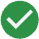 Ícone de marca de verificação verde