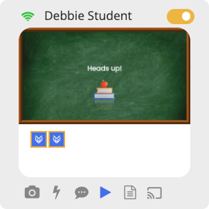 Active Heads Up Button