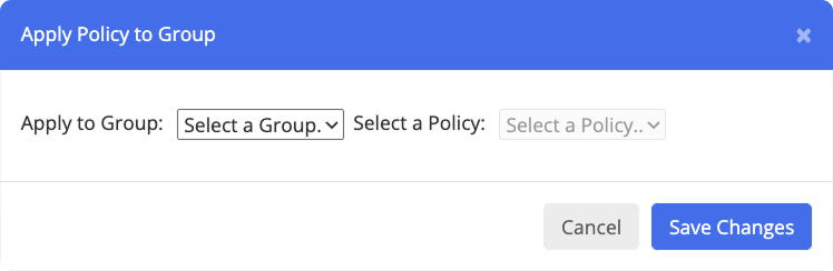 Apply Policy to Group Window