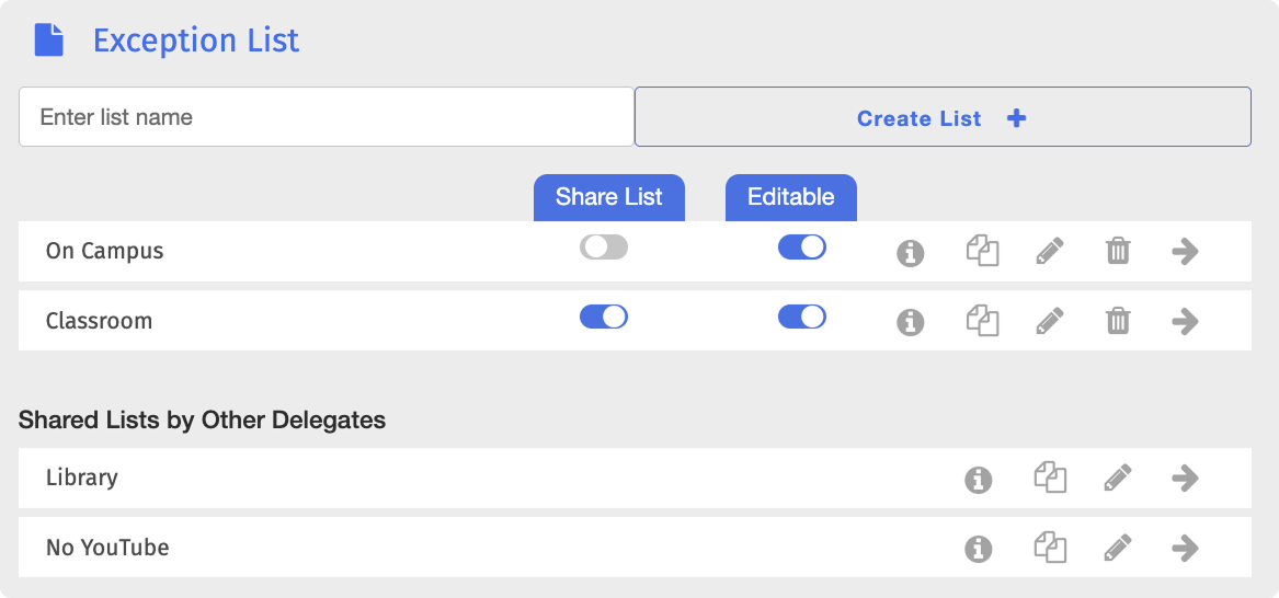 DD-Exception_List_Page.png Exception List Page