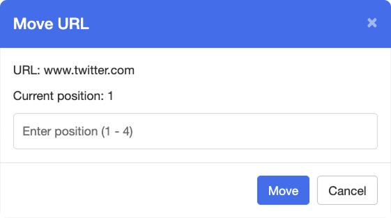 Janela Mover URL