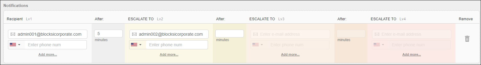 Create an Alert Notifications Section