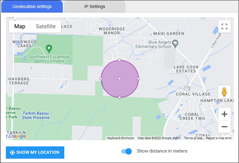 Geofencing Screen