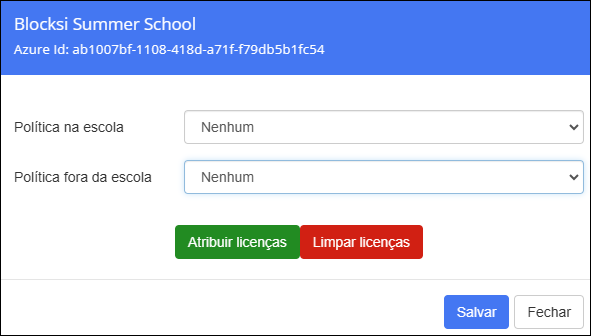 Janela de grupo do Azure AD