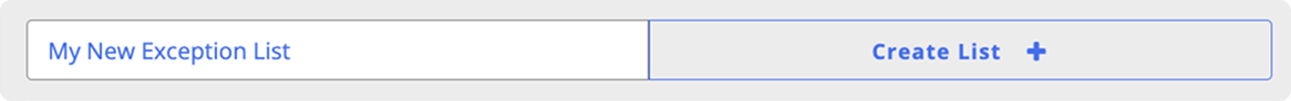 Enter List Name Text Box