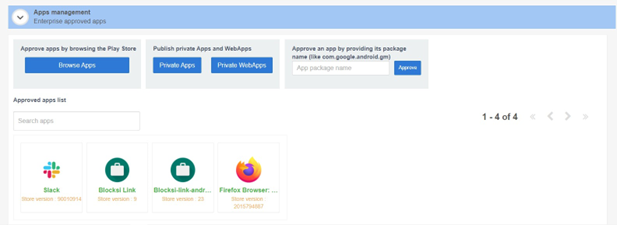 Configure TinyMDM Apps Configurar aplicativos TinyMDM