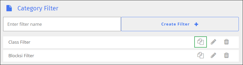 YouTube Category Filter Screen - Duplicate Icon