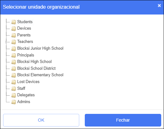 Janela Mover dispositivo