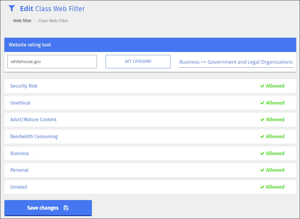 Website Rating Tool Result Teacher Dash