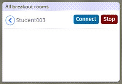 Start Conference With One Student Window