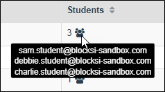 Class Vitals Number of Students