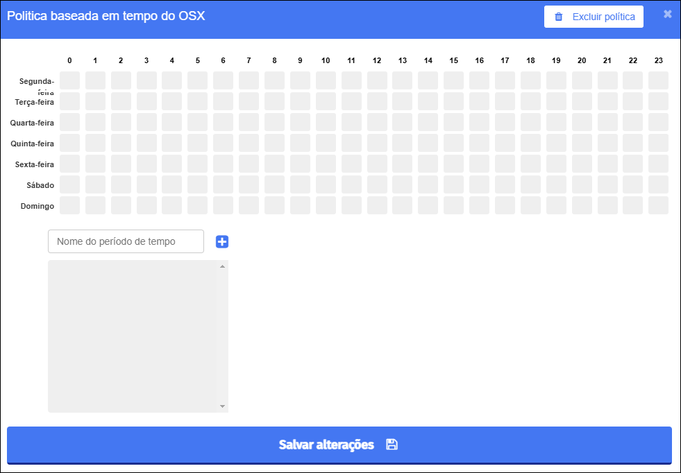 Criar janela de política baseada em tempo do OSX