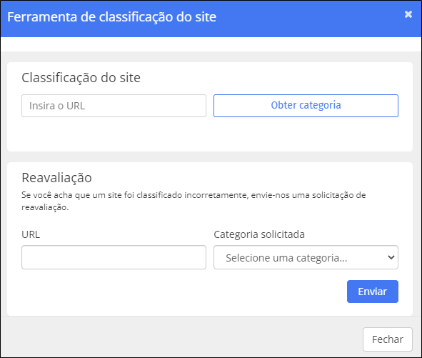 Ferramenta de classificação de sites de professores