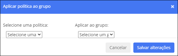 Aplicar política à janela do grupo