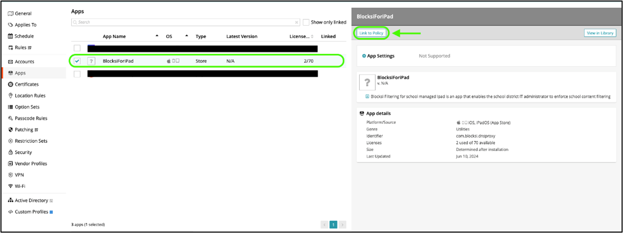 Blocksi para iPad