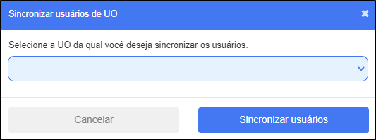 Sincronizar usuários da janela UO