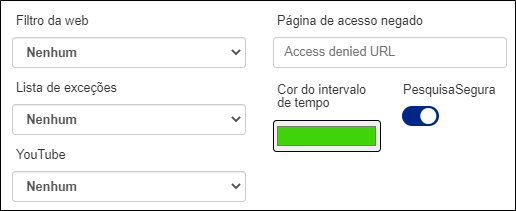 Campos de política de DNS